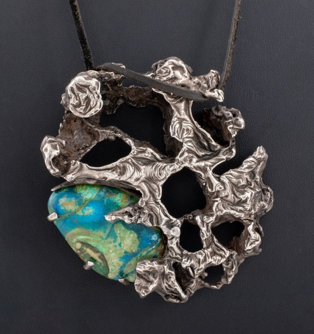 BRUTALIST SILVER & CHRYSOPRASE