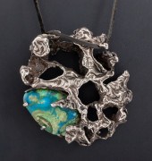 BRUTALIST SILVER & CHRYSOPRASE
