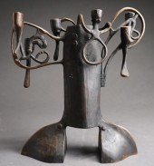 BRUTALIST STYLE BRONZE SIX-LIG