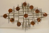 BRUTALIST STYLE MIXED METAL WA