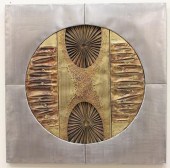 BRUTALIST WALL SCULPTURE SIGNE