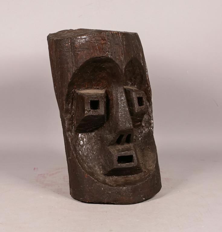 BRUTALIST WOOD SCULPTUREWood