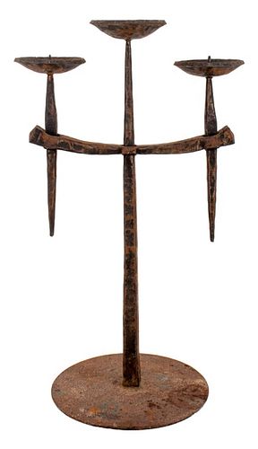 BRUTALIST WROUGHT IRON LARGE 3