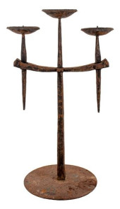 BRUTALIST WROUGHT IRON LARGE 3
