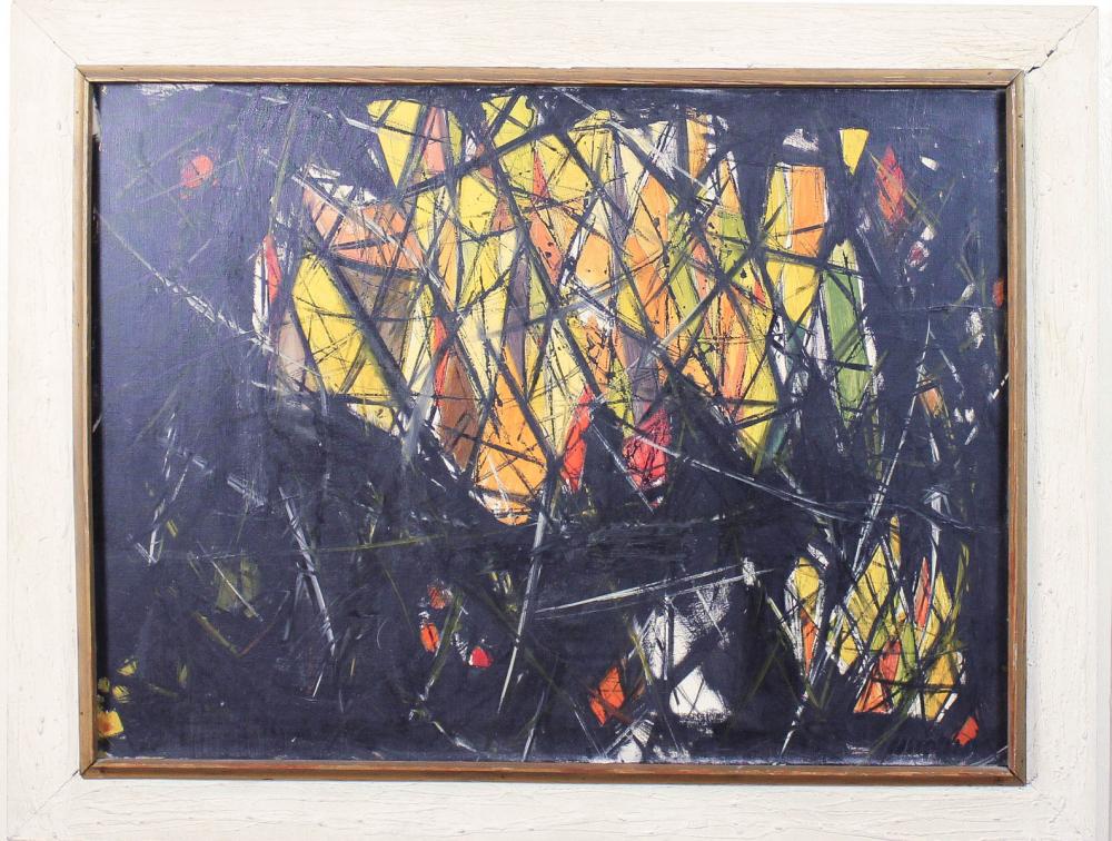 BRY HOVEY OIL ON CANVAS, ABSTRACT