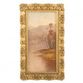 BRYANT CHAPIN. RIVER LANDSCAPE