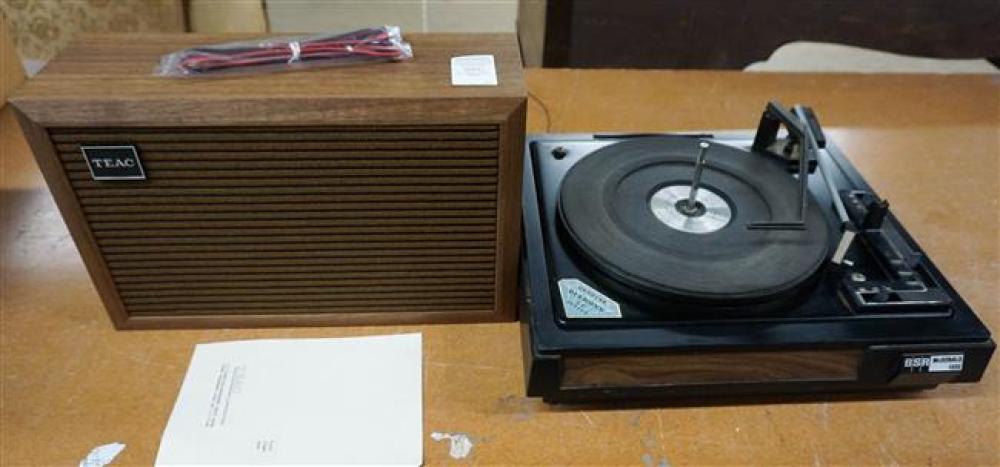 BSR 4800 TURNTABLE AND TEAC