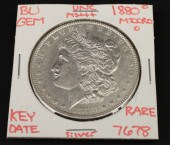 BU 1880 UNC 1880-O AMERICAN MO