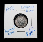 BU UNCIRCULATED 1903 BARBER DI
