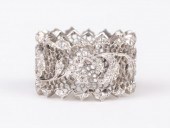 BUCCELLATI 18K WHITE GOLD AND