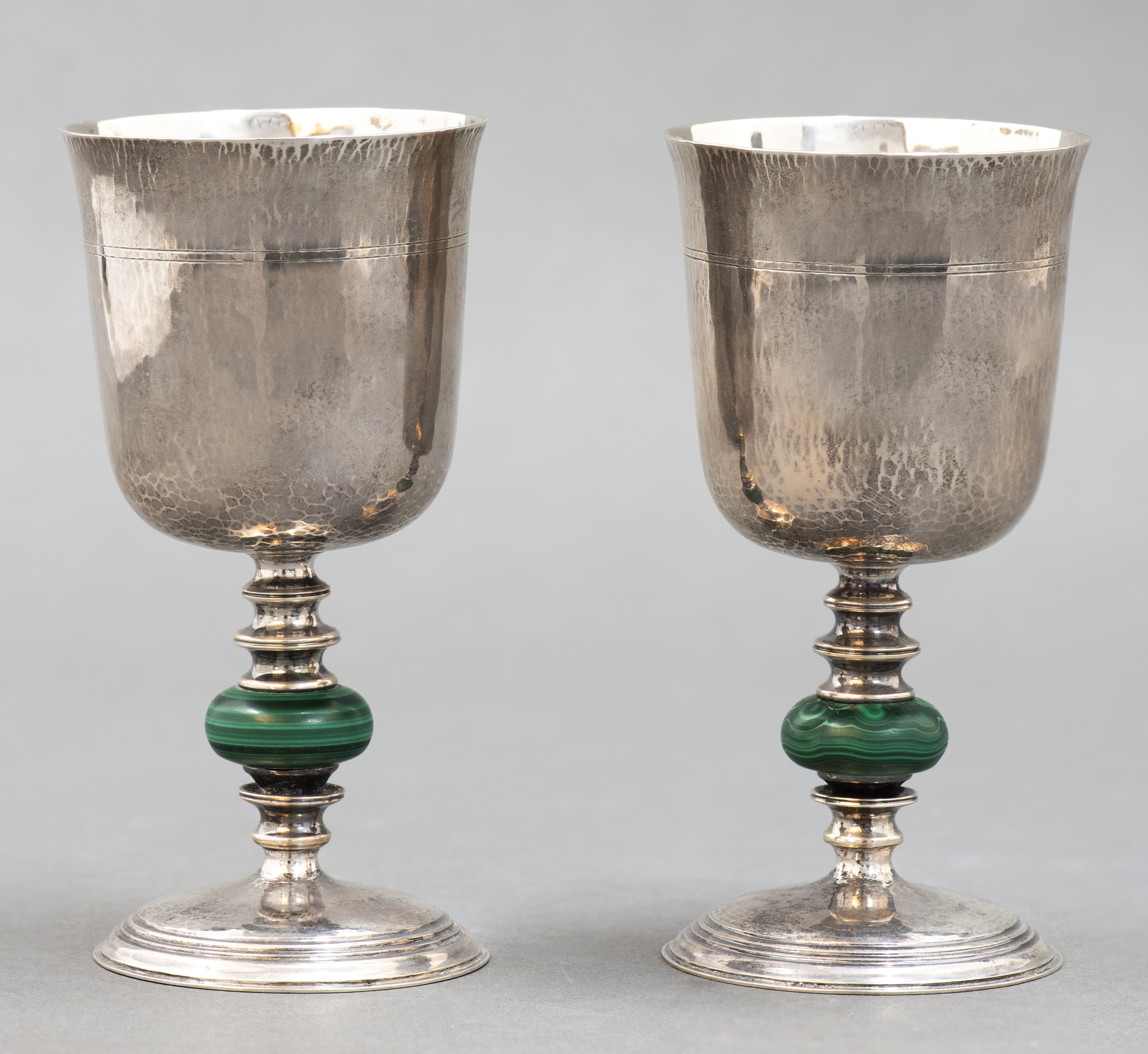 BUCCELLATI SILVER AND MALACHITE