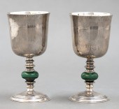 BUCCELLATI SILVER AND MALACHIT