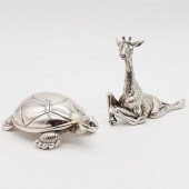 BUCCELLATI SILVER GIRAFFE AND