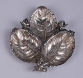 BUCCELLATI SILVER THREE LEAF N