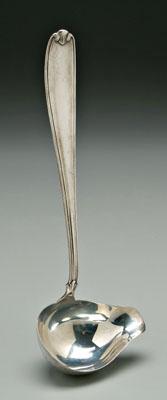 Buccellati sterling ladle, Palm