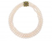 BUCCELLATI TRIPLE STRAND PEARL
