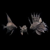 BUCCELLATTI, FISH, LOT OF THRE