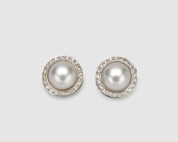BUCHERER 18K GOLD, MABE PEARL,