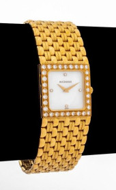 BUCHERER 18K YELLOW GOLD DIAMO