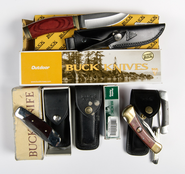 Buck Knives Lot of Nine Models