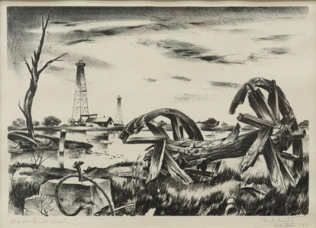 BUCK SCHIWETZ (1898-1984) TEXAS OIL