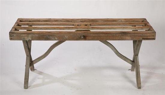 BUCKET BENCH. American  20th