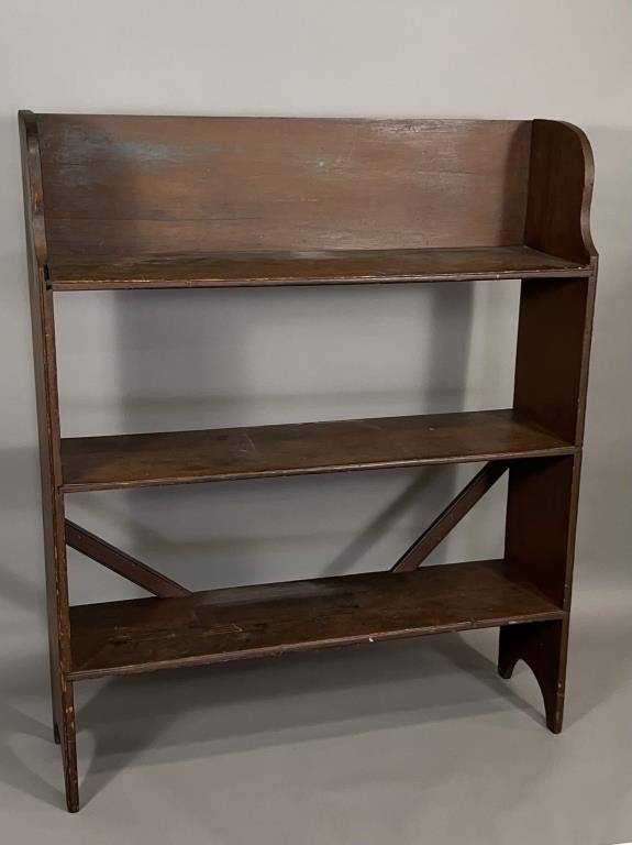 BUCKET BENCH CA. 1860; IN PINE WITH