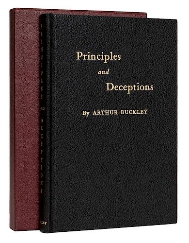 BUCKLEY, ARTHUR. PRINCIPLES AND