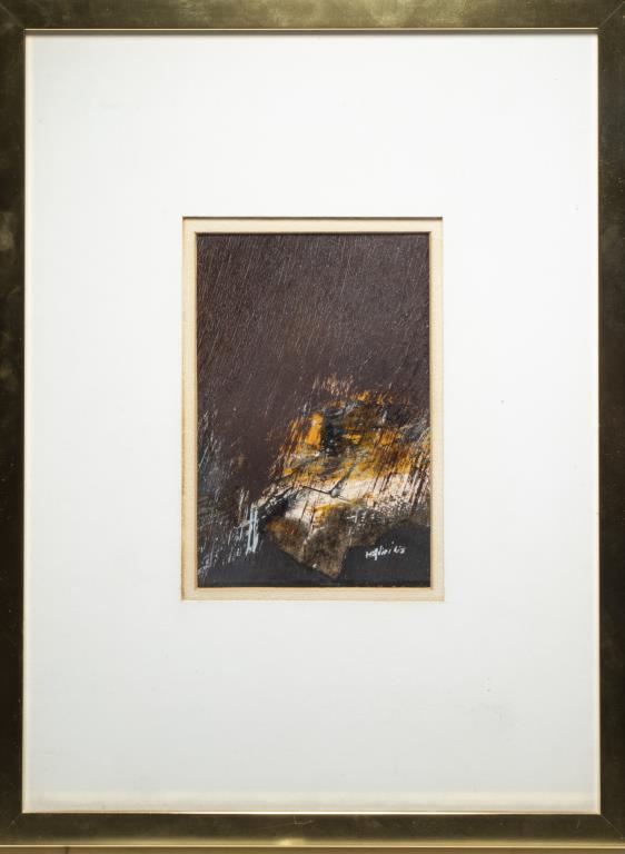 BUDD HOPKINS ABSTRACT OIL ON