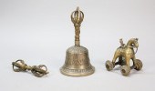 BUDDHIST PRAYER BELL, DORJE AN