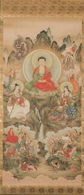 BUDDHIST T'AENGHWA SCROLLA lar