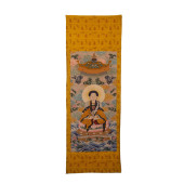 BUDDHIST THANGKA WITH SEATED B