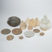 BUDDHIST TSA-TSA, STUPA, OFFER