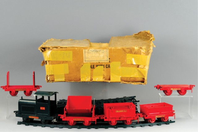 BUDDY 'L' BOXED INDUSTRIAL TRAIN
