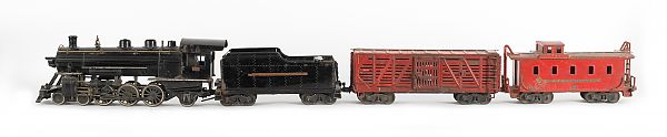 Buddy L four-piece pressed steel