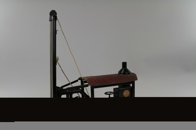 BUDDY 'L' PILE DRIVER ON WHEELS