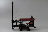 BUDDY 'L' PILE DRIVER ON WHEEL