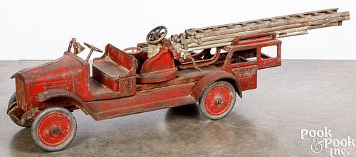 BUDDY L PRESSED STEEL AERIAL LADDER
