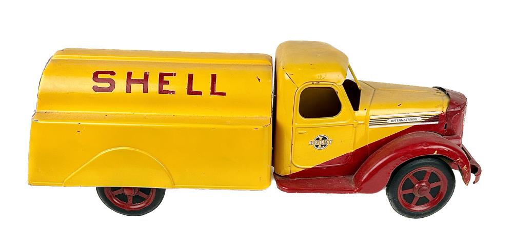 BUDDY L SHELL GASOLINE TANKER TRUCK