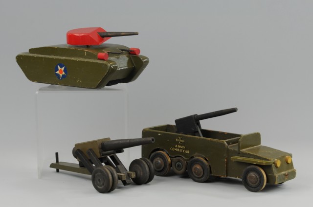 BUDDY 'L' WOOD MILITARY GROUPING C.