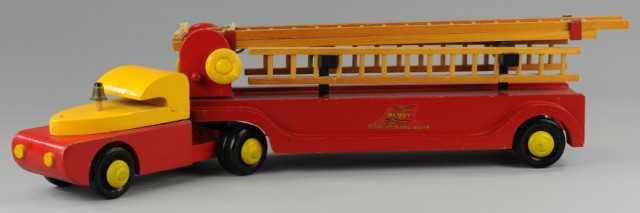 BUDDY 'L' WOODEN HOOK & LADDER