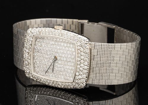 BUECHE GIROD 18K GOLD AND DIAMOND