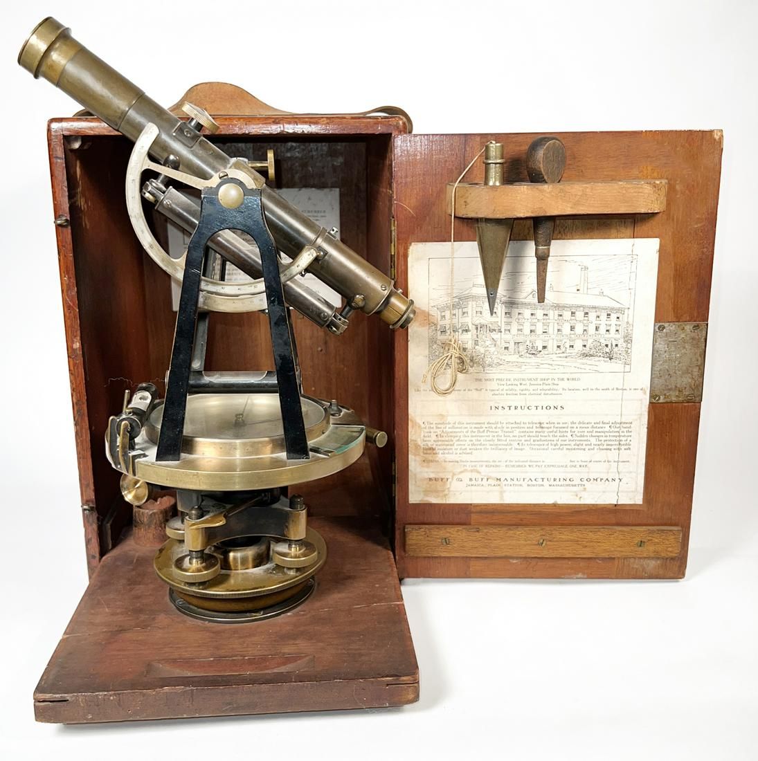 BUFF & BUFF SURVEYOR'S TRANSIT WITH
