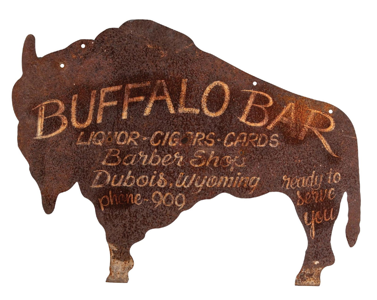 BUFFALO BAR SINGLE-SIDED DIE-CUT