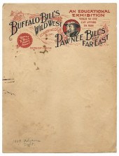 BUFFALO BILL LETTERHEAD.Buffal