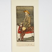 "BUFFALO BILL" PORTRAIT, WITH