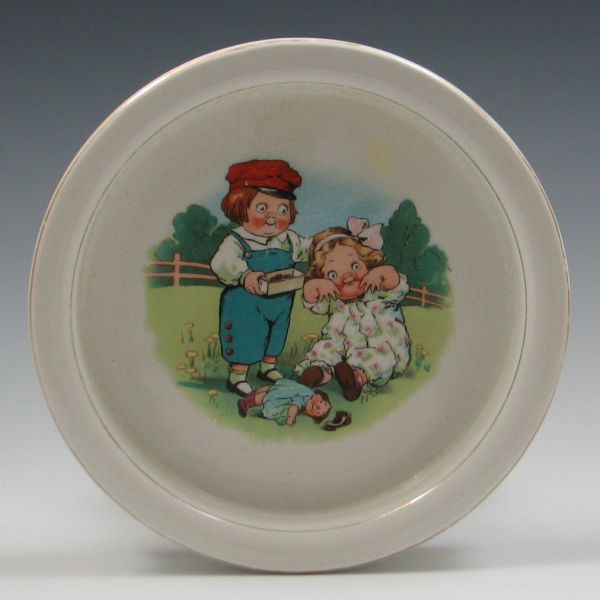 Buffalo Pottery Baby Bowl marked