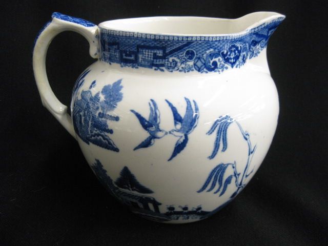 Buffalo Pottery Blue Willow Pitcher