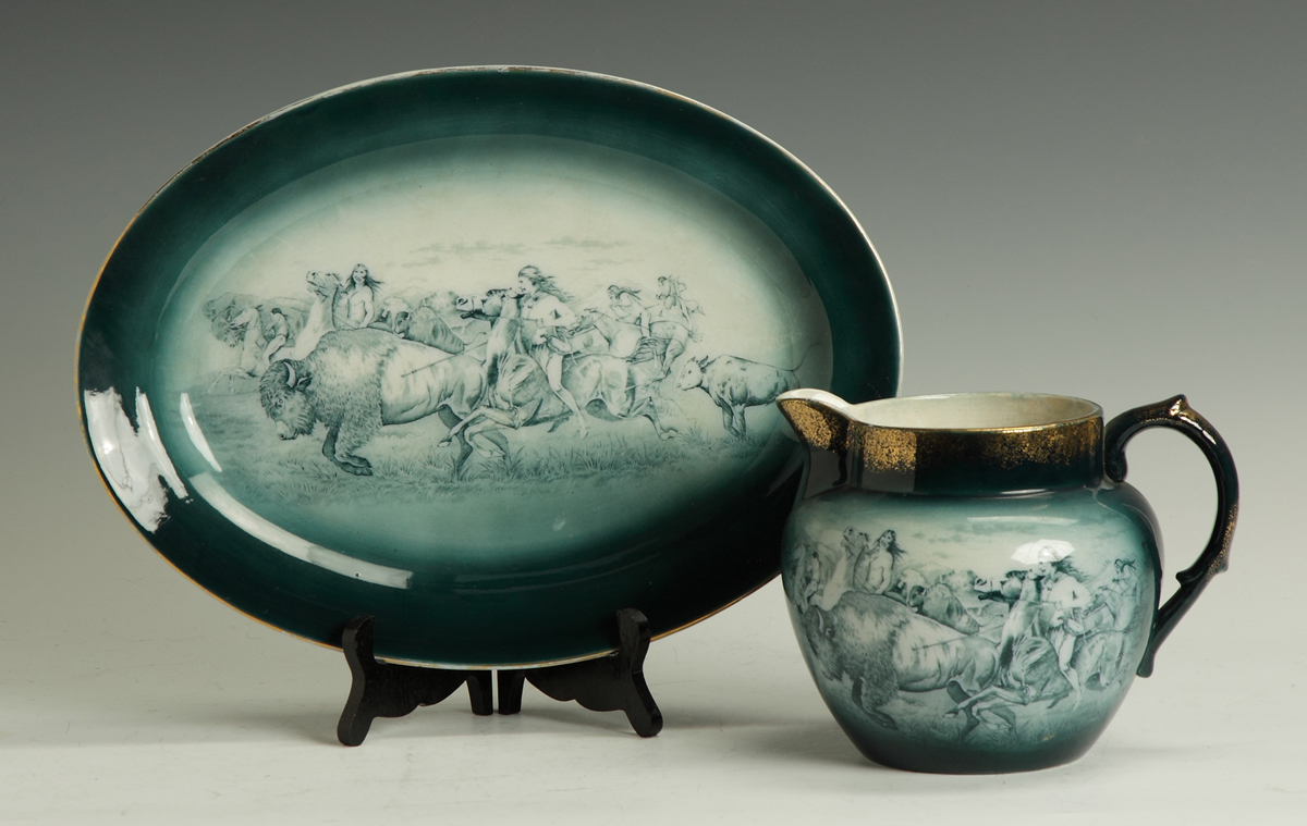 Buffalo Pottery Buffalo Hunt