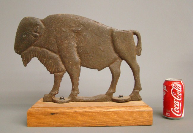 Buffalo windmill weight. Marked ''A